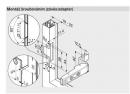 BLUM 72T550A.TL zawias nakładany 120°, Tip-On, alu, wkręt