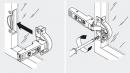 BLUM 71B950A zawias, nakładany, alu, Blumotion, 95°