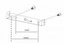 StrongLumio LED oświetlenie łazienkowe Mini 600 mm, czarny