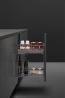 VIBO Galaxy, kosz dolny, 400mm, biały, prawo/lewy