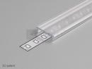 K-StrongLumio LED COB 24V 12W/m zimny, czarny, osłona przezroczysta, 3 m