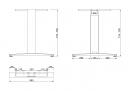 MILADESIGN G3 ST226 stelaż środkowy antracyt