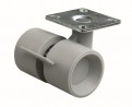 OGTM Kółko Formula 40 mm, szare, guma szara