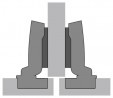 HETTICH 9071314 SENSYS 8675 110° TH52 P2O nakładany