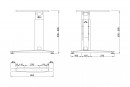 MILADESIGN stelaż regulowany skrajny G3 ST220R czarny