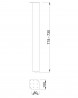 MILADESIGN Noga stołowa G5 ST712 antracyt