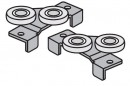 SEVROLL 10135 wózek górny Simple (do płyty laminowanej 18mm) bezramowy L+P