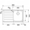 FRANKE Zlewozmywak NEX 611/7L 860 x 510 3 1/2