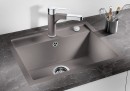 BLANCO 518851 zlewozmywak DALAGO 6-F szarość skały z korkiem SILGRANIT PuraDur
