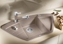 BLANCO 514756 zlewozmywak ZIA 9 E antracyt z korkiem SILGRANIT PuraDur