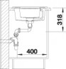 BLANCO 513230 zlewozmywak METRA 6 S antracyt bez korka SILGRANIT PuraDur