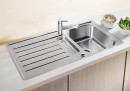 BLANCO 517281 zlewozmywak LANTOS 5 S-IF stal szczotkowana z korkiem automat.