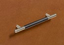 HETTICH 9070147 Uchwyt BYZANTIA 160 skóra/stal nierdzewna