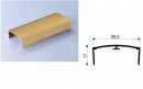 SEVROLL 02290 profil "U" do płyty laminowanej 36mm srebrny 3m