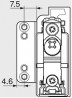 BLUM 20K7A11 Aventos HK-S ogranicznik 75°