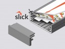StrongLumio końcówki do listwy Wide 24 szare (para)