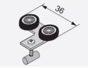 SEVROLL 10202 wózek górny 10mm asymetryczny L+P