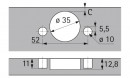 HETTICH 73906 INTERMAT 9944 TH 43, K0 nakładany
