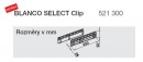 BLANCO 521300 SELECT Clip