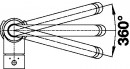 BLANCO 521454 bateria MIDA-S chrom ruchoma wylewka