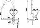 BLANCO 521454 bateria MIDA-S chrom ruchoma wylewka