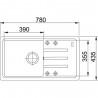 FRANKE Zlewozmywak BSG 611-78/39 780 x 435 onyx