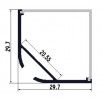 LP-profil Corner 30 alu anodowane  1000mm