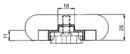 Noga regulowana PR 2701 25 mm (śruba 82812)