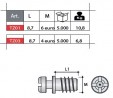 Trzpień do TZ01 M6x8,7mm do Zero