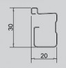 IC-Profil  Standard 10mm wenge 2,75m