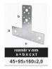 TK-T łącznik 95+45x160x2,0mm