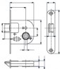 HOBES 01-08 Zamek interierowy prawy