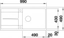BLANCO 519157 zlewozmywak METRA XL 6 S-F kawowy z korkiem SILGRANIT PuraDur