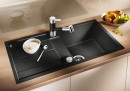 BLANCO 519104 zlewozmywak METRA 5 S-F kawowy z korkiem SILGRANIT PuraDur