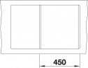 BLANCO 519088 zlewozmywak METRA 45 S-F kawowy z korkiem SILGRANIT PuraDur