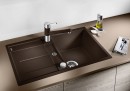 BLANCO 519088 zlewozmywak METRA 45 S-F kawowy z korkiem SILGRANIT PuraDur