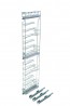 VIBO wysokie cargo slim 150 mm chrom na butelki