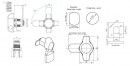 SISO Zamek S300-25 do kłódki 43 mm