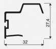 SEVROLL 04539 Universal 16 rączka 16mm 2,7 m srebrna