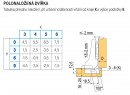 BLUM 70M2650.TL półnakładany Tip-on wkręt 100°