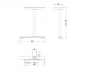 MILADESIGN stelaż skrajny Linear LN3103 biały