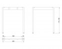 MILADESIGN stelaż Mobilar M6306 czarny