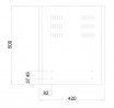 MILADESIGN osłona monitora Quantum Q362 czarny