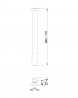 MILADESIGN Noga stołowa G5 ST561 antracyt
