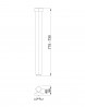 MILADESIGN Noga stołowa G5 ST556 antracyt