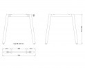 MILADESIGN stelaż biurka Mobilar M5408T–S antracyt