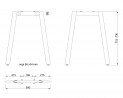 MILADESIGN stelaż biurka Mobilar M5406T–S antracyt