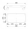MILADESIGN wózek do PC G9 ST102 antracyt