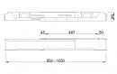 MILADESIGN kanał kabl. regul. G7 ST951 antracyt
