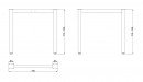 MILADESIGN stelaż G6 ST522/80 antracyt